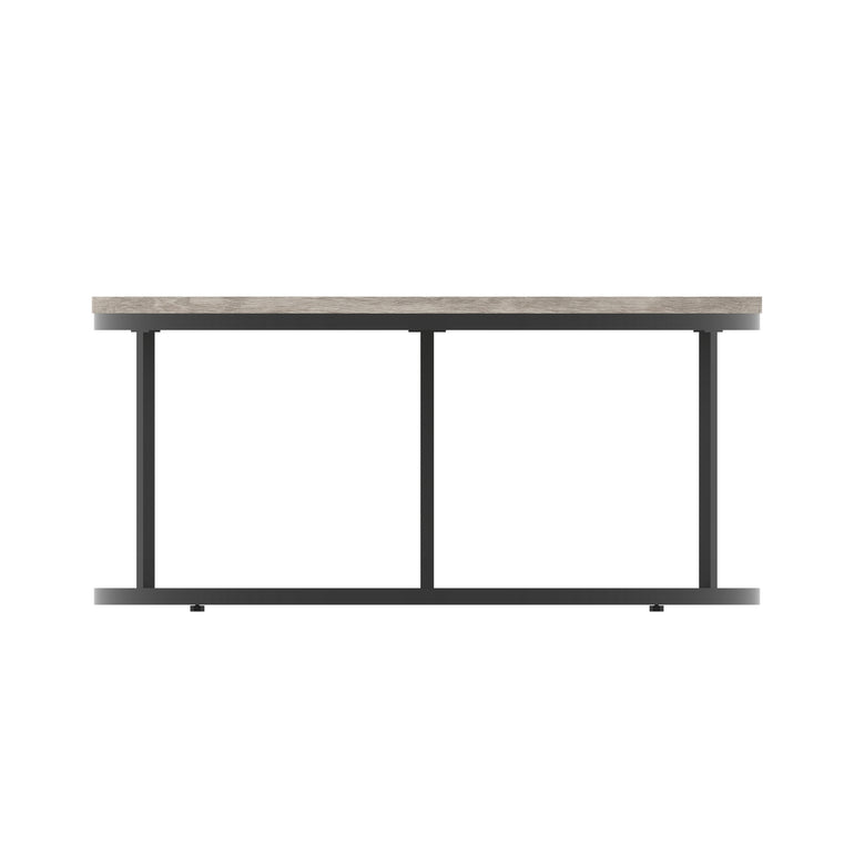 Impulse Round Coffee Table With Metal Frame