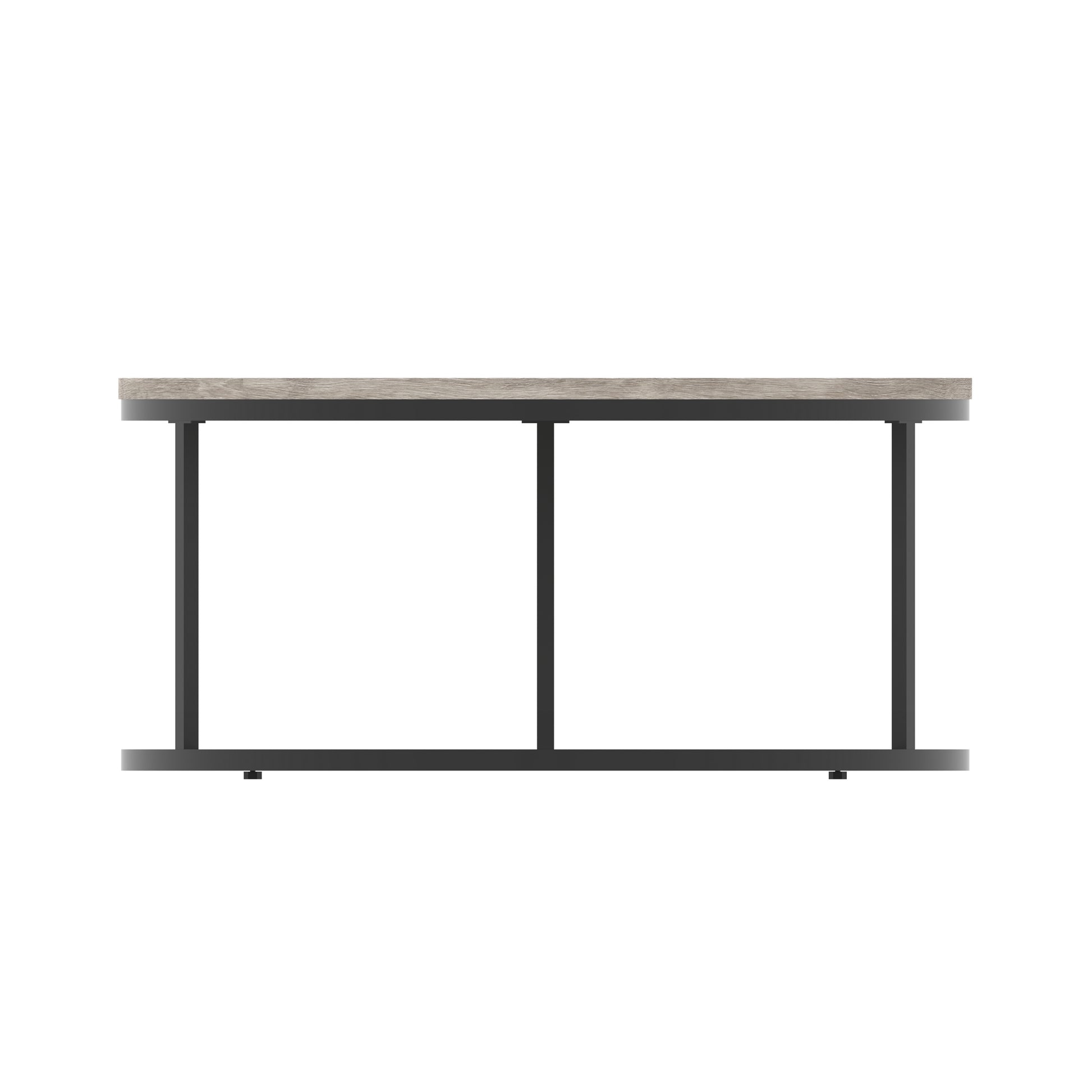 Impulse Round Coffee Table With Metal Frame