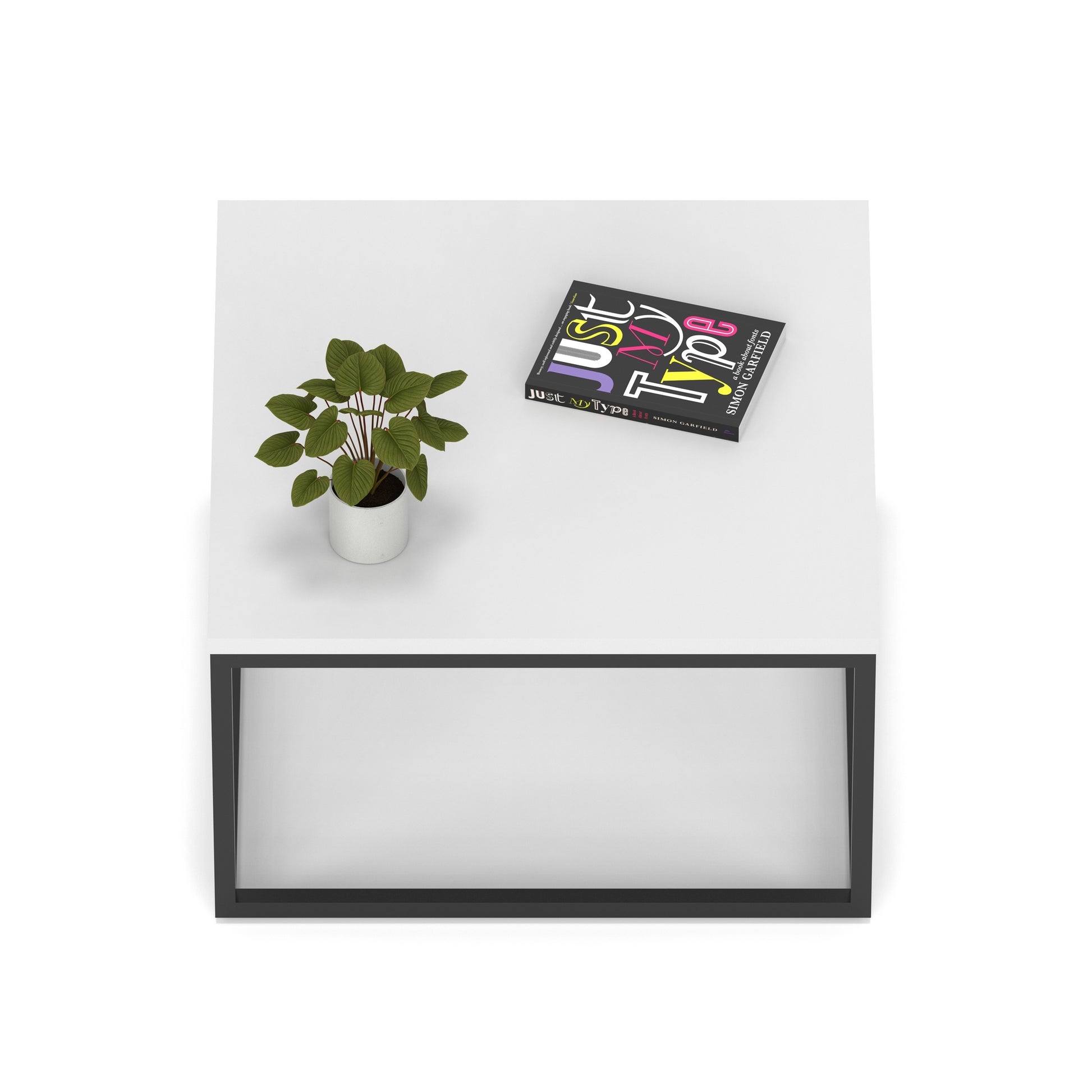 Impulse Square Coffee Table With Metal Frame