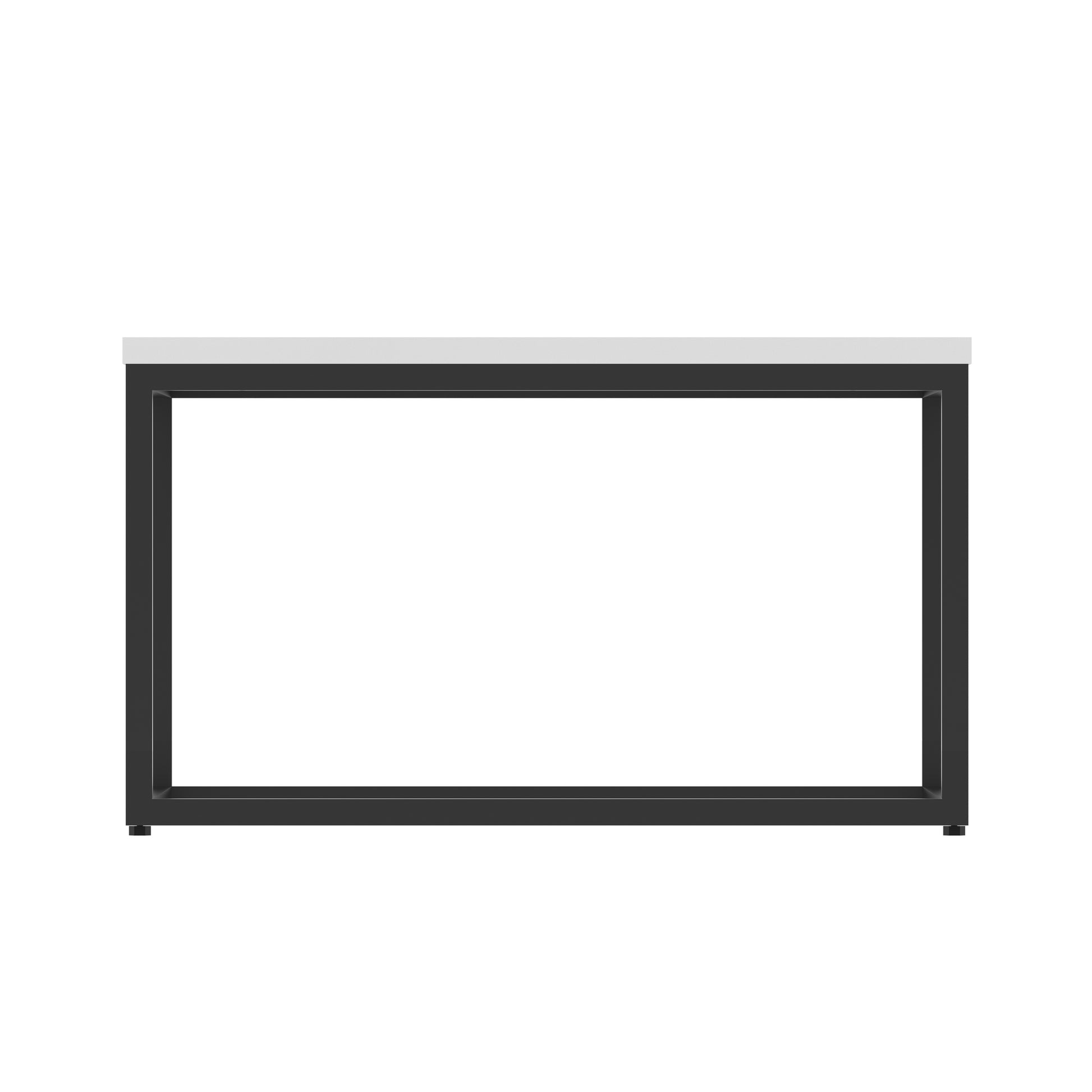 Impulse Square Coffee Table With Metal Frame