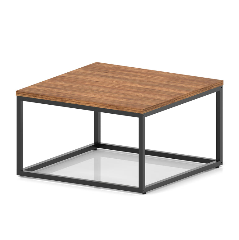 Impulse Square Coffee Table With Metal Frame