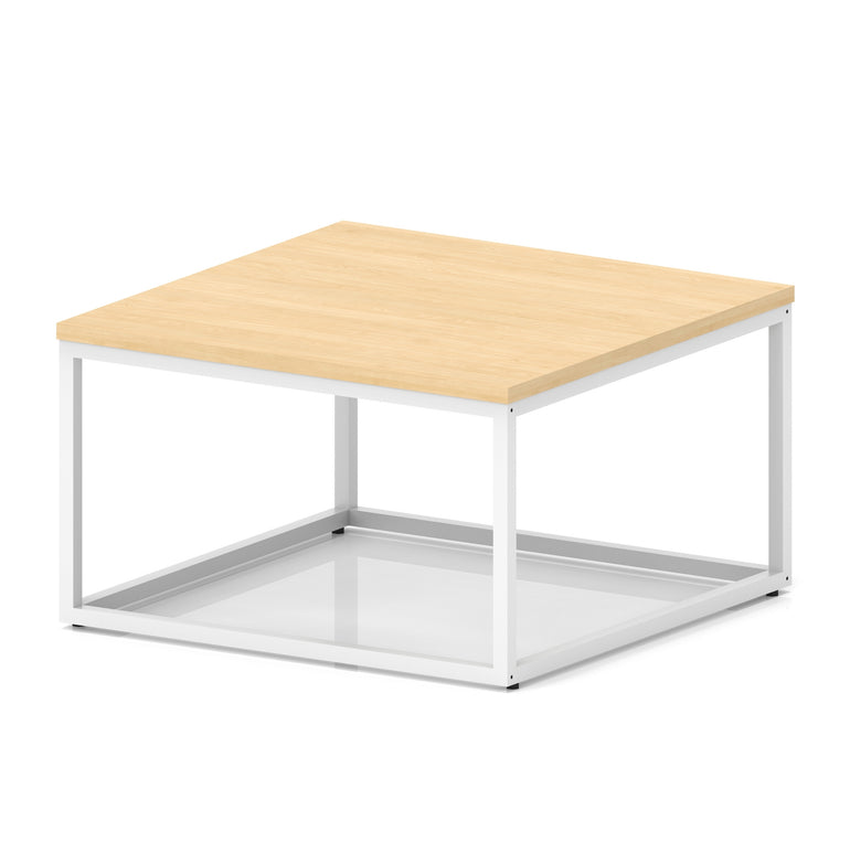 Impulse Square Coffee Table With Metal Frame
