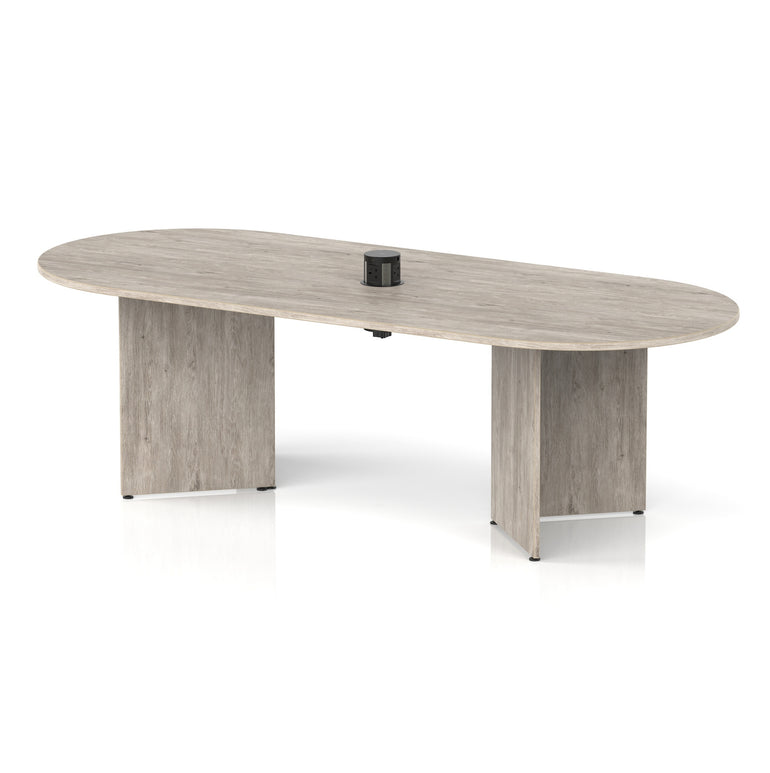 Impulse Volta Boardroom Table With Pop-up Power Module Arrowhead Leg