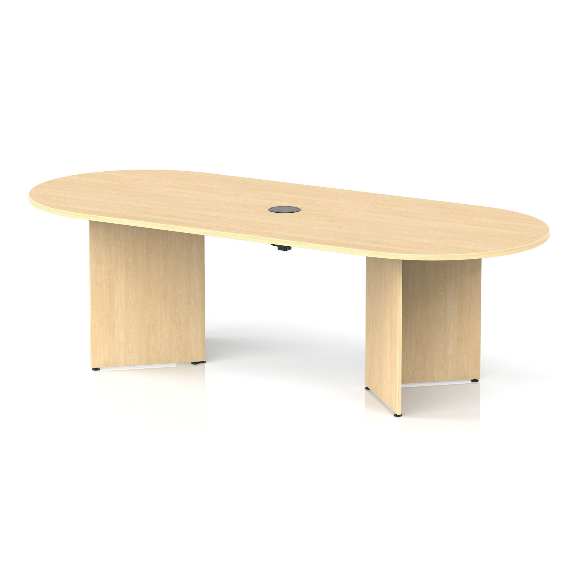 Impulse Volta Boardroom Table With Pop-up Power Module Arrowhead Leg