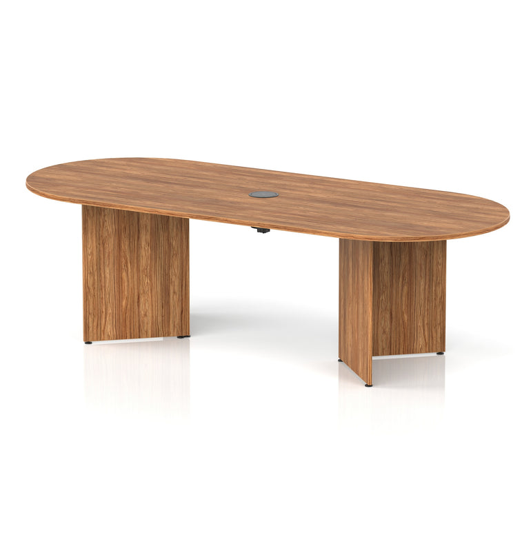 Impulse Volta Boardroom Table With Pop-up Power Module Arrowhead Leg