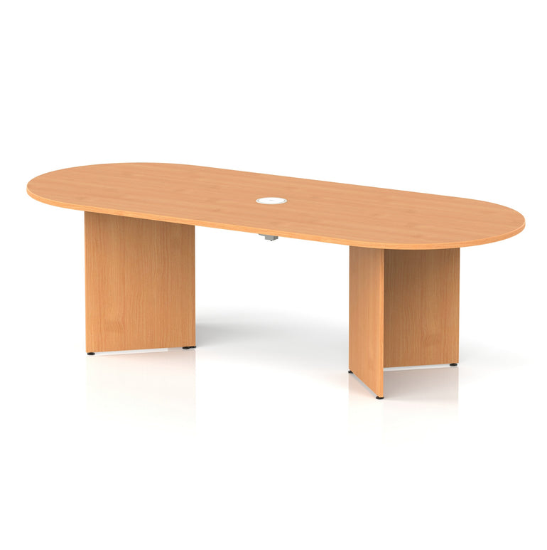 Impulse Volta Boardroom Table With Pop-up Power Module Arrowhead Leg