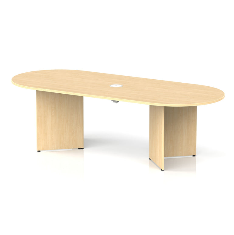 Impulse Volta Boardroom Table With Pop-up Power Module Arrowhead Leg