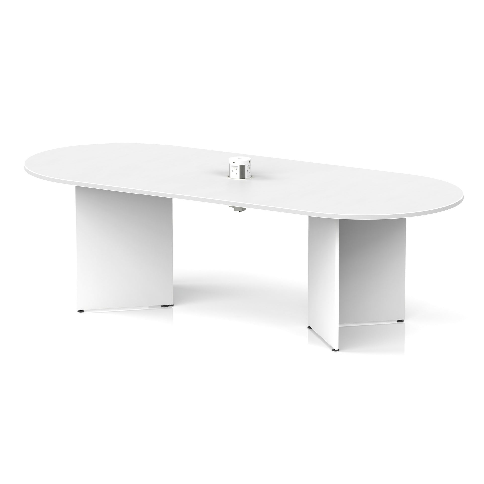 Impulse Volta Boardroom Table With Pop-up Power Module Arrowhead Leg