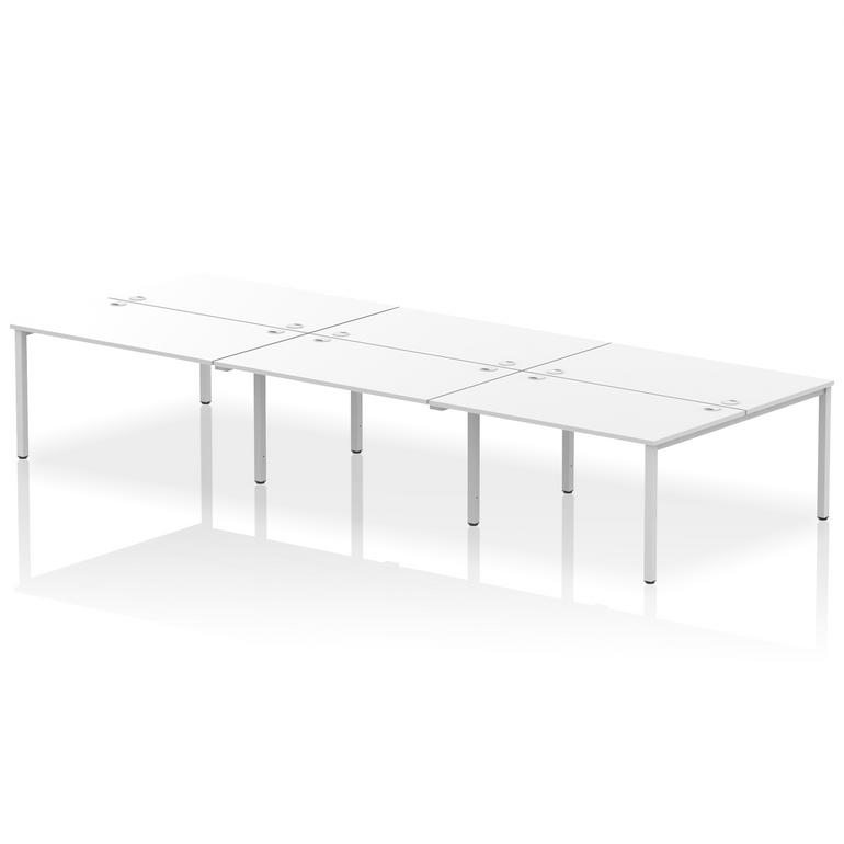 Impulse B2B Bench Desk - 6 Person