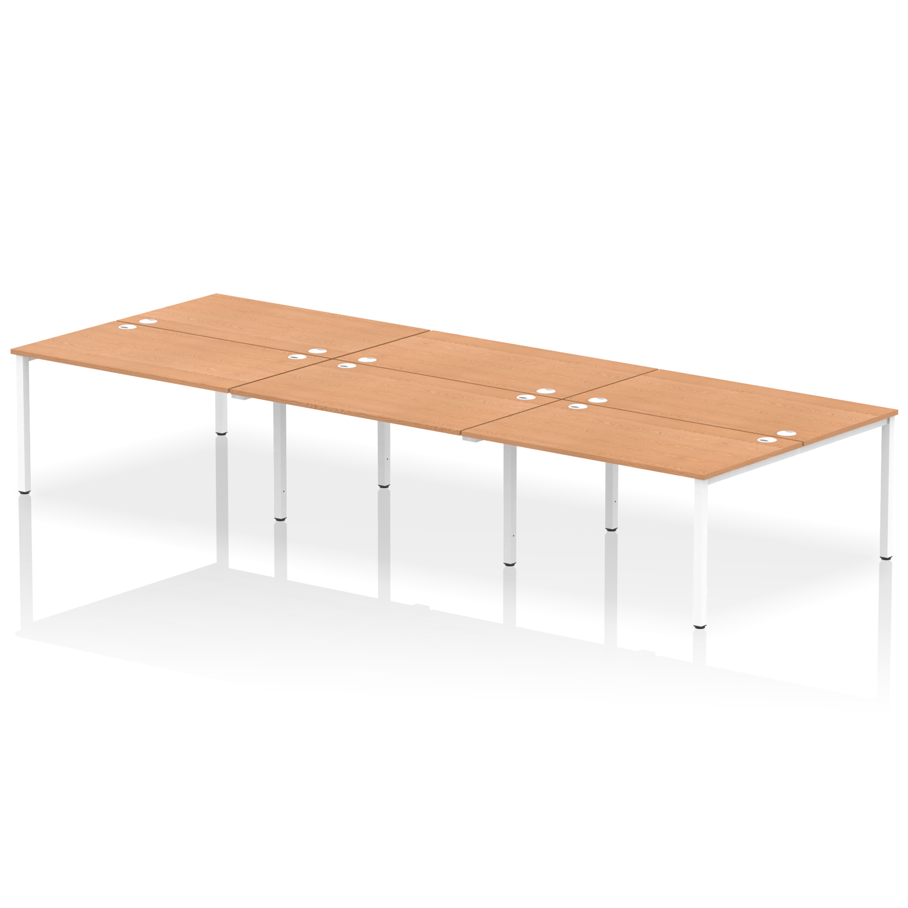 Impulse B2B Bench Desk - 6 Person