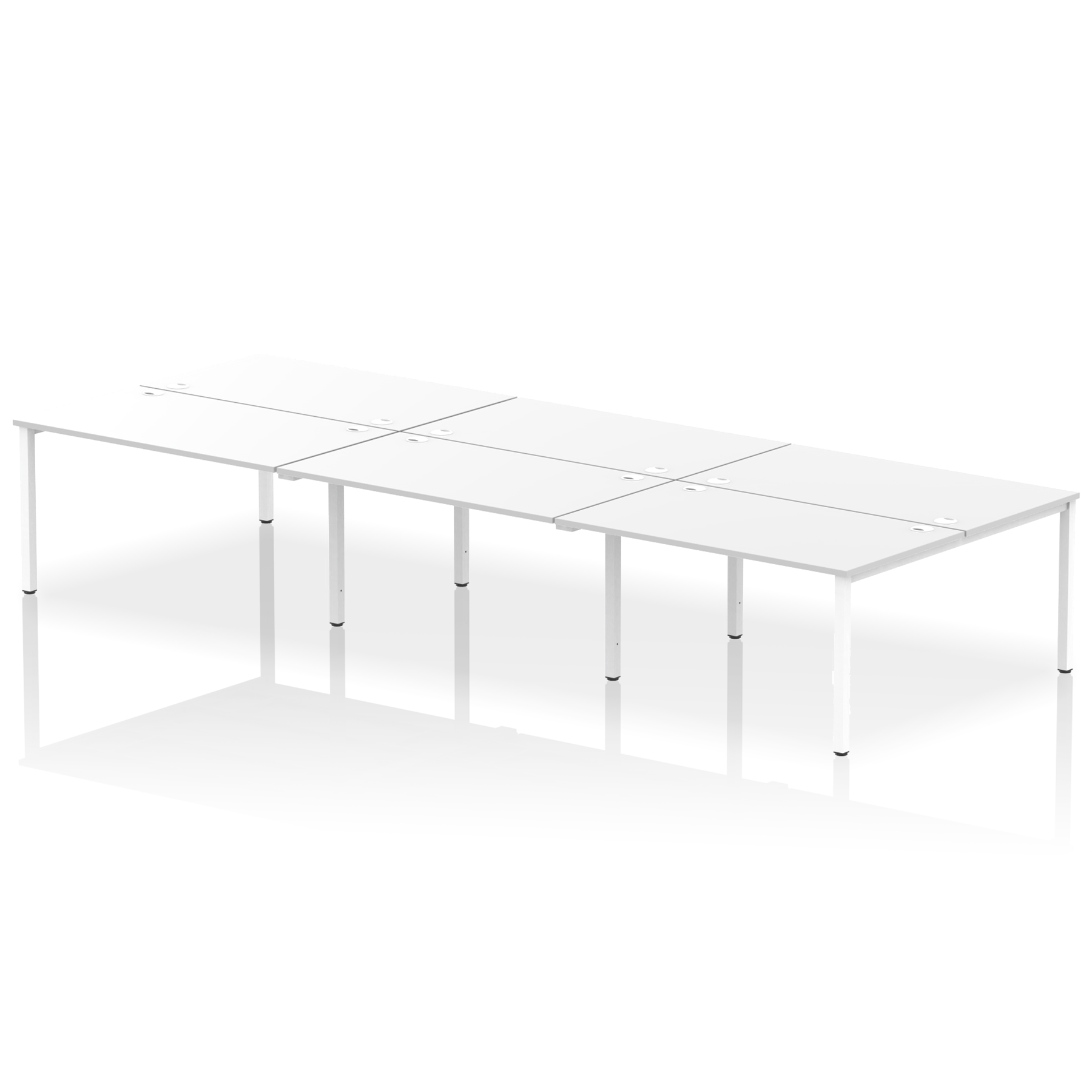 Impulse B2B Bench Desk - 6 Person