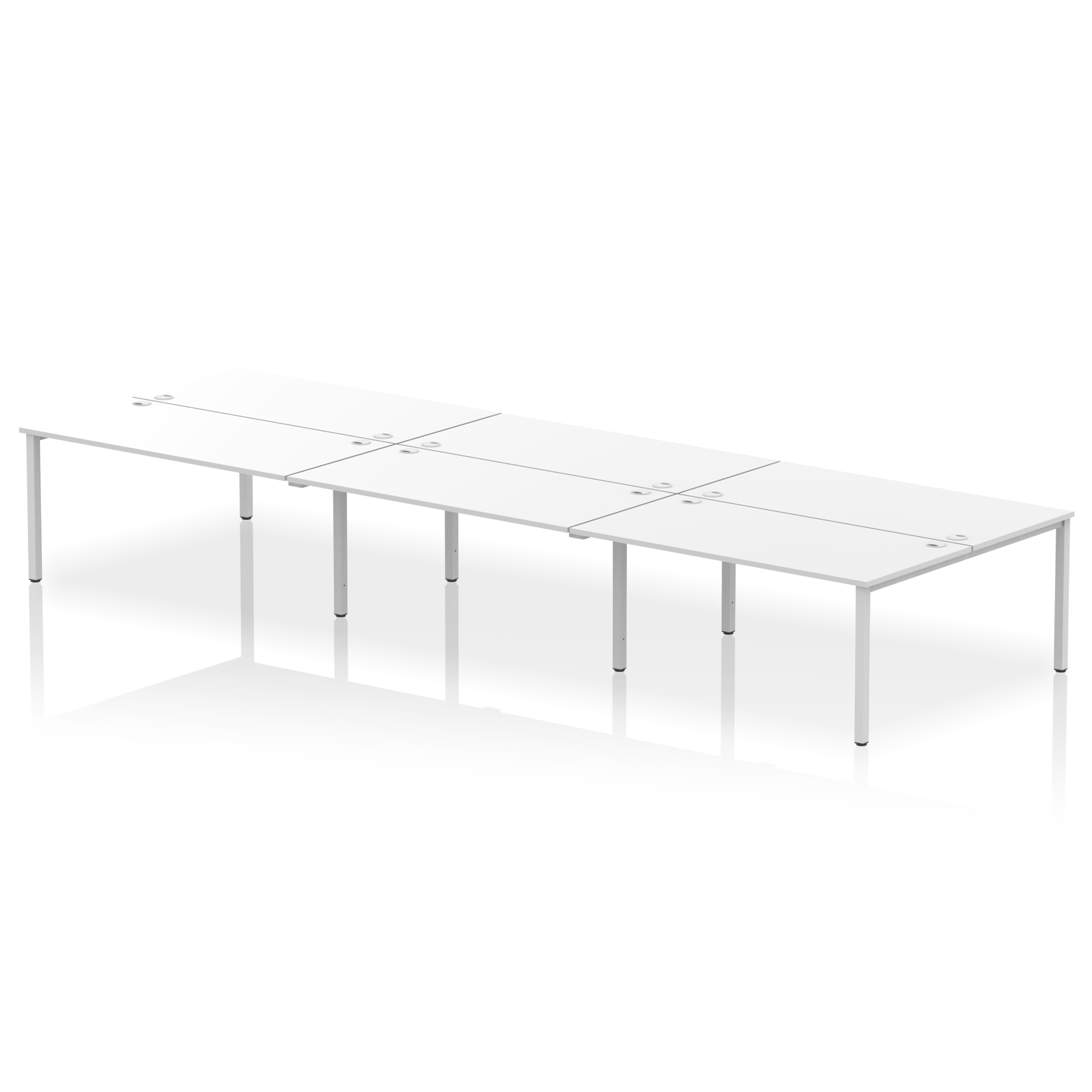 Impulse B2B Bench Desk - 6 Person