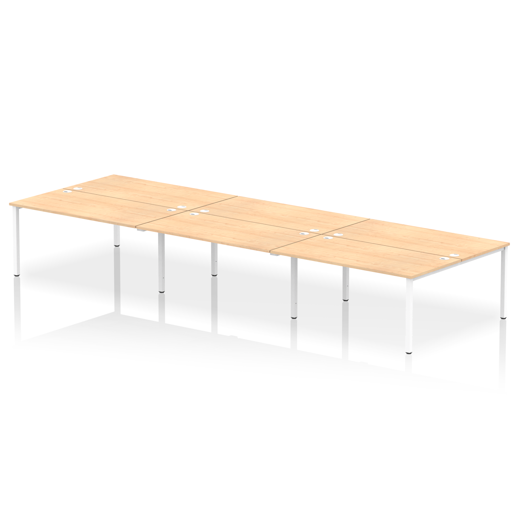 Impulse B2B Bench Desk - 6 Person