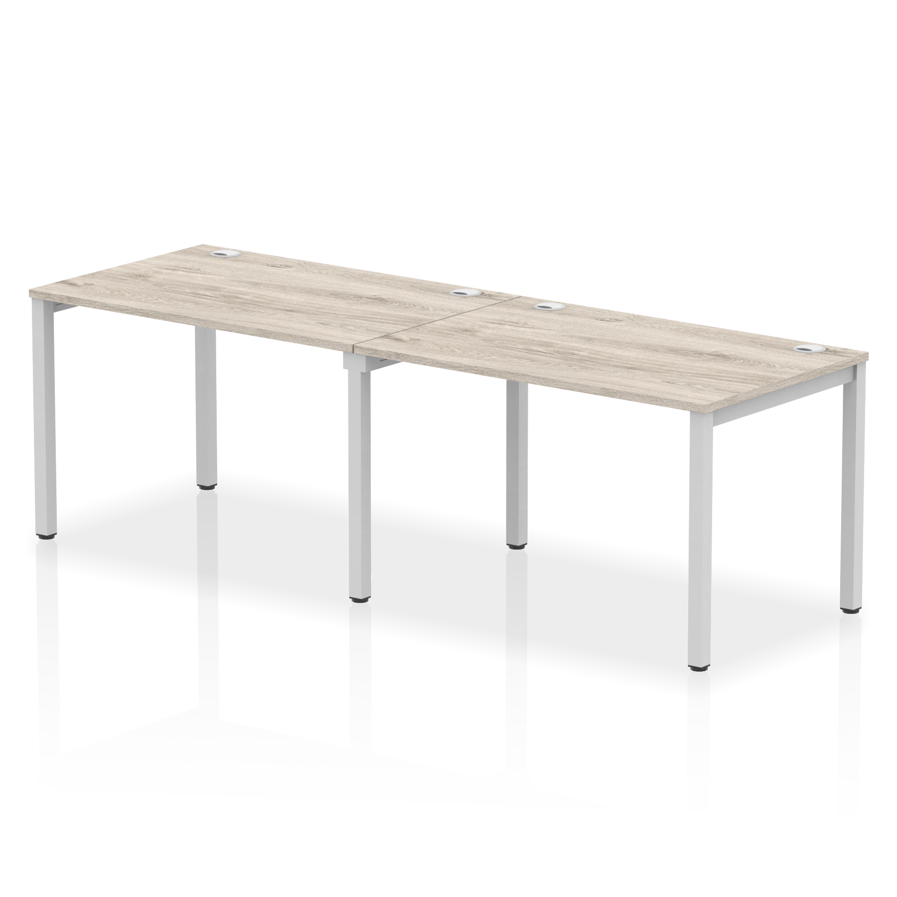 Impulse Single Row Bench Desk - 2 Person