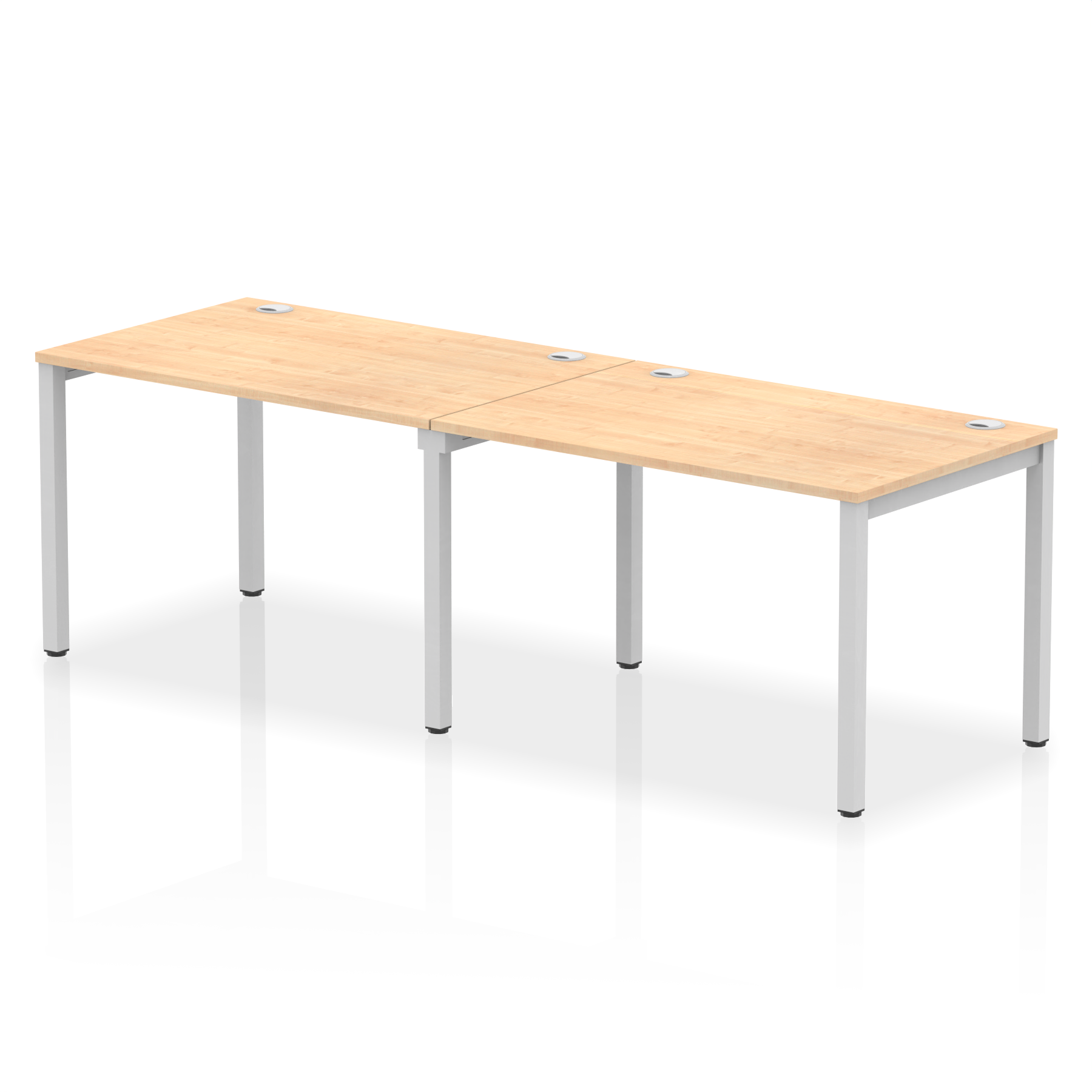 Impulse Single Row Bench Desk - 2 Person