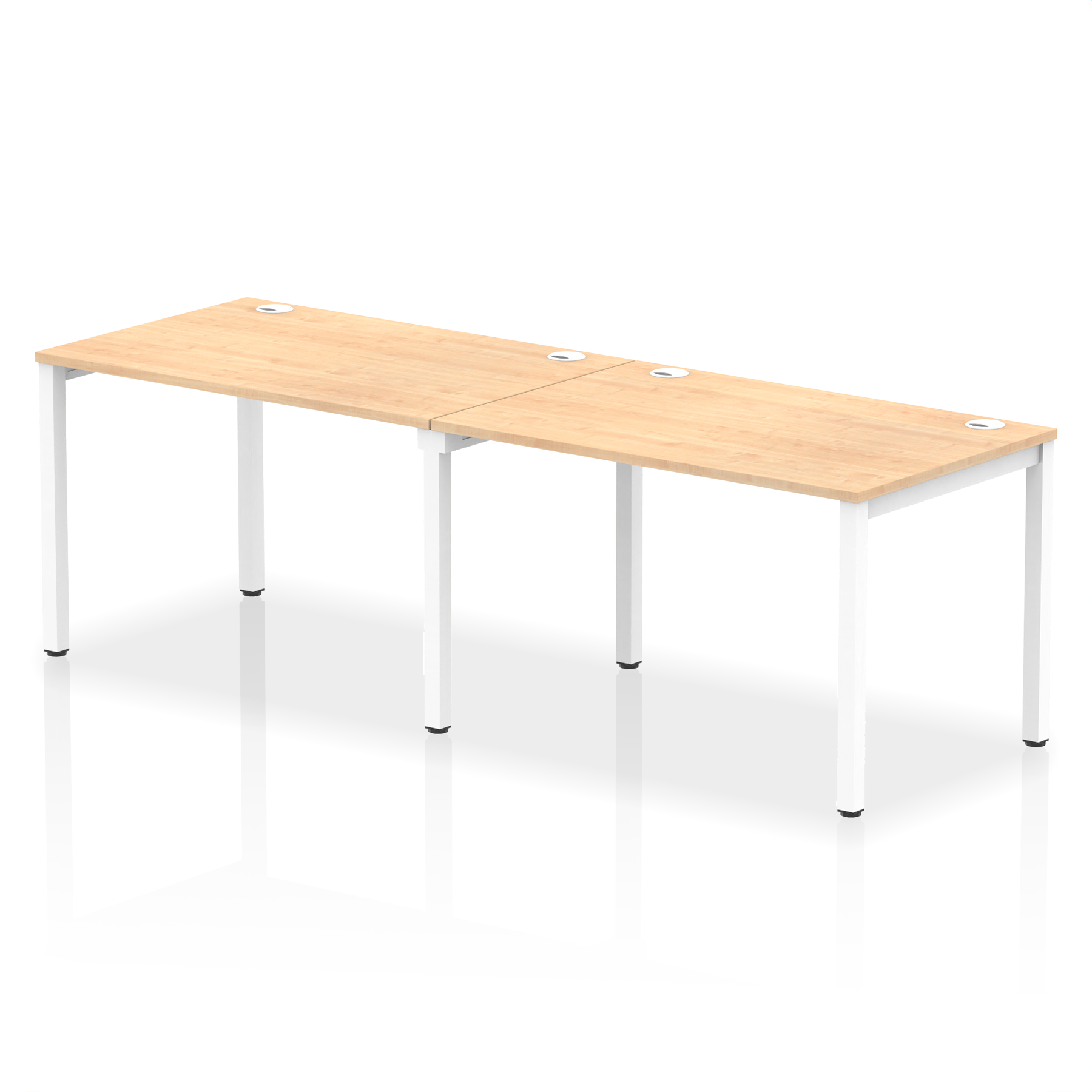 Impulse Single Row Bench Desk - 2 Person