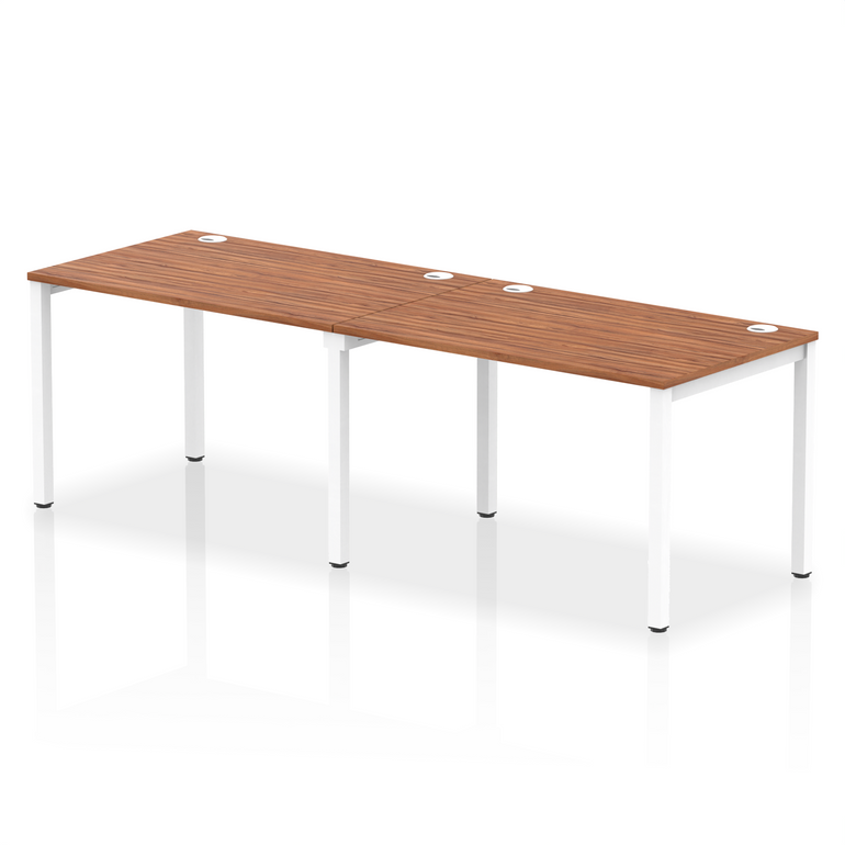 Impulse Single Row Bench Desk - 2 Person