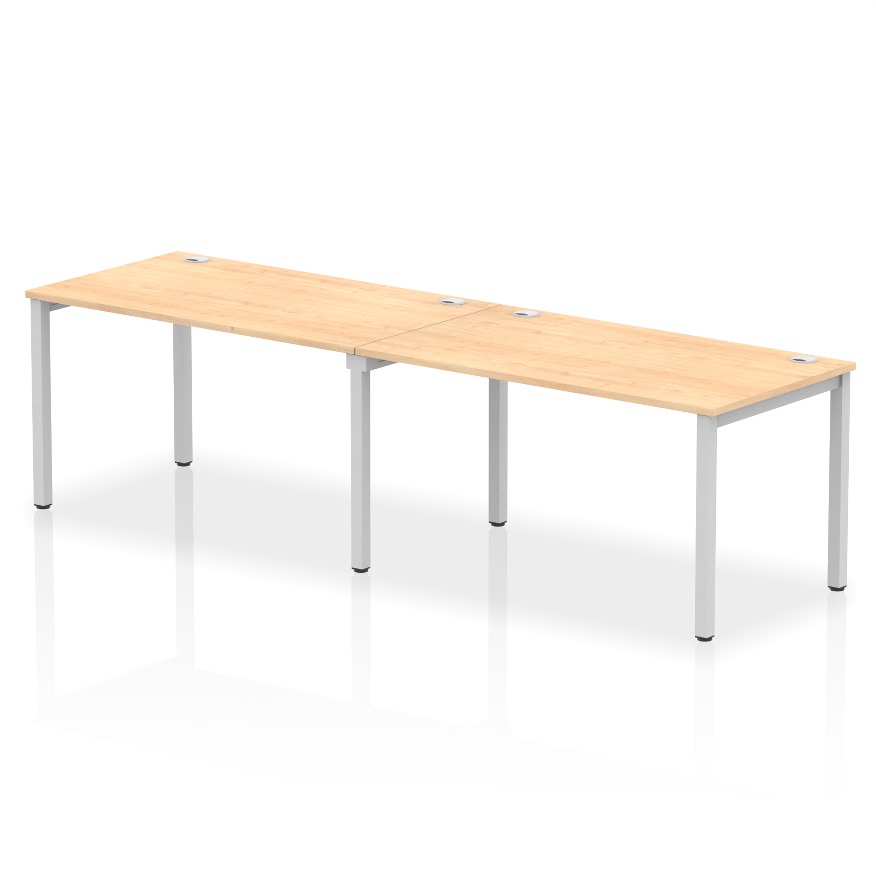 Impulse Single Row Bench Desk - 2 Person