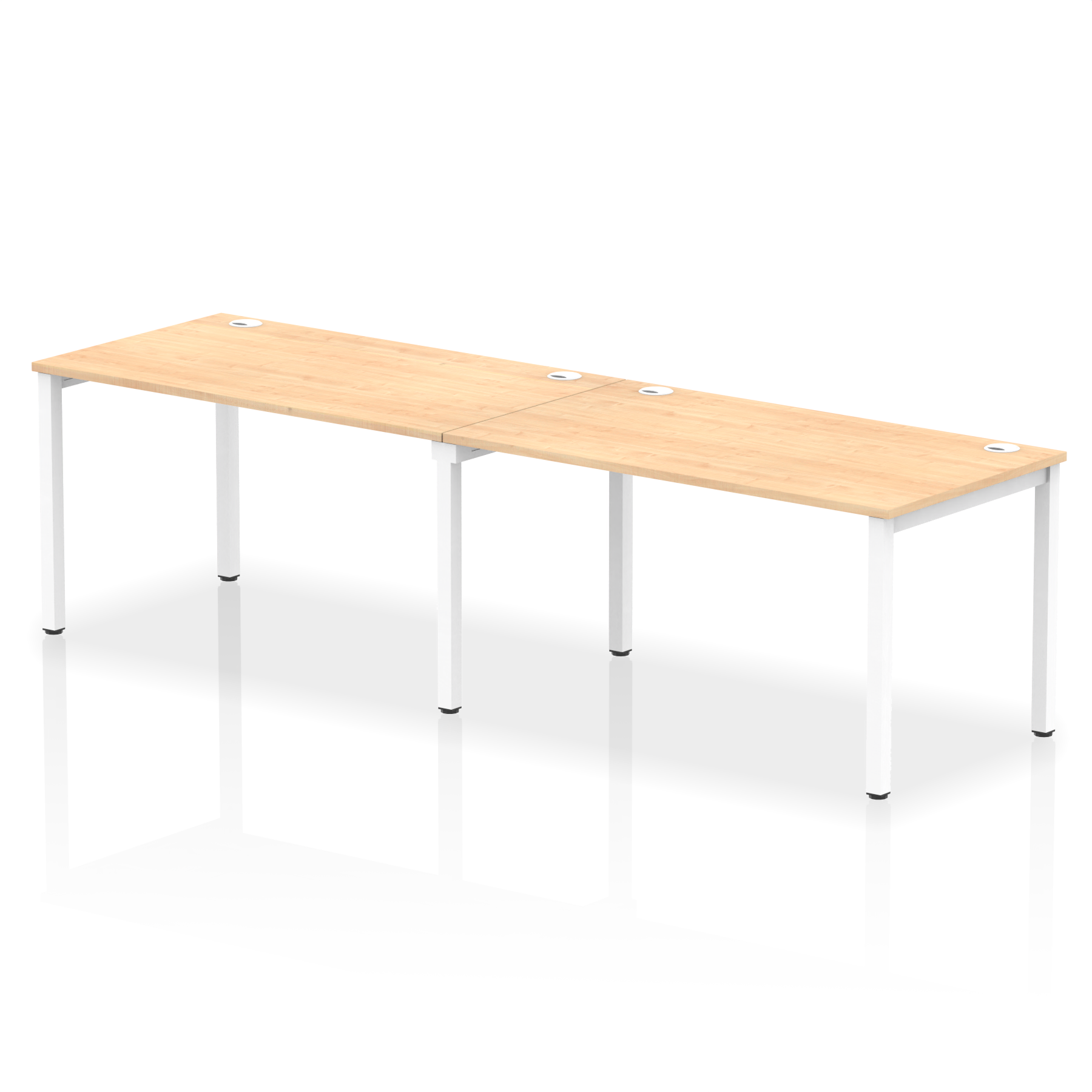 Impulse Single Row Bench Desk - 2 Person