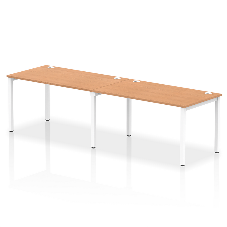 Impulse Single Row Bench Desk - 2 Person