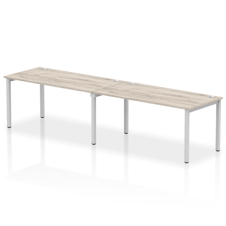 Impulse Single Row Bench Desk - 2 Person