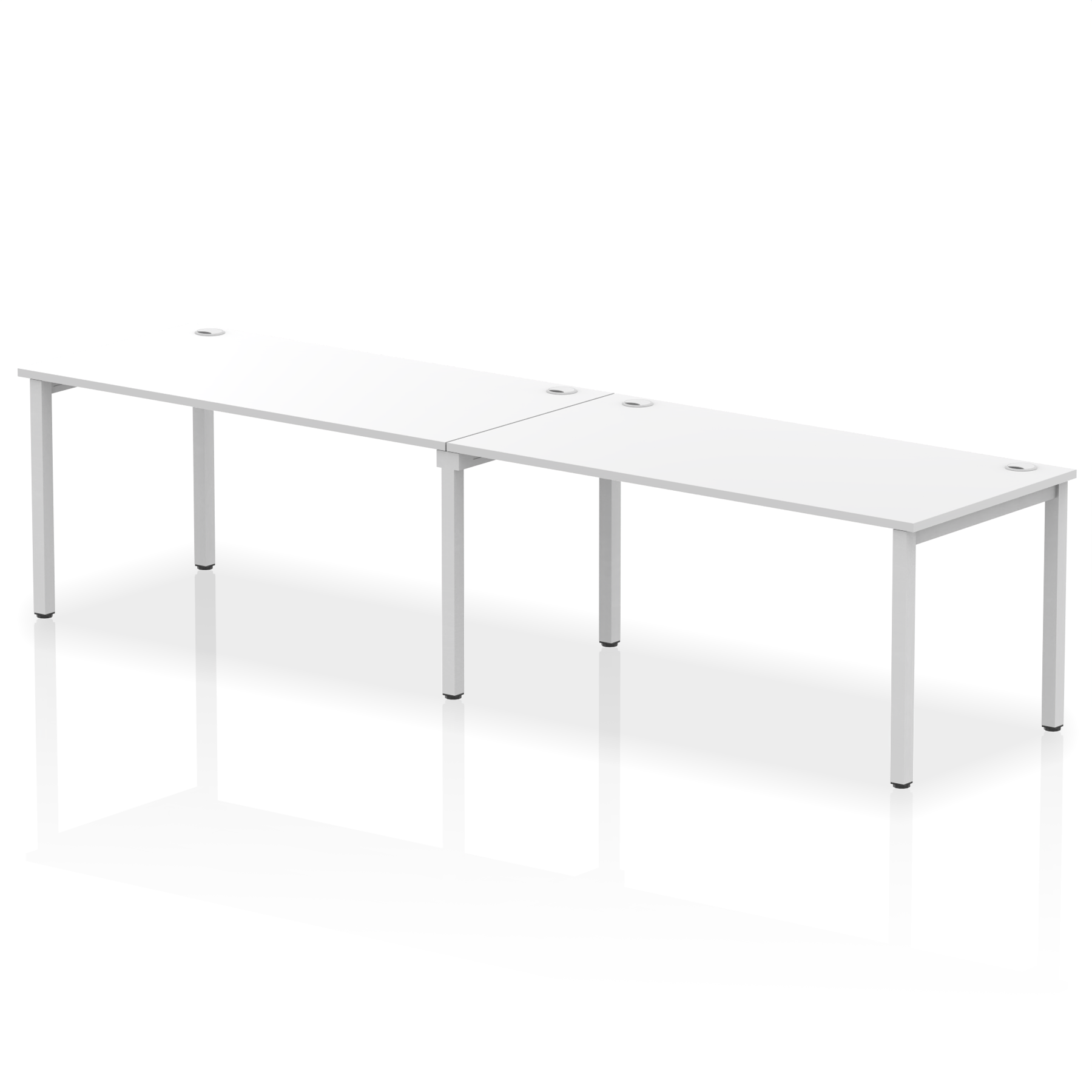 Impulse Single Row Bench Desk - 2 Person