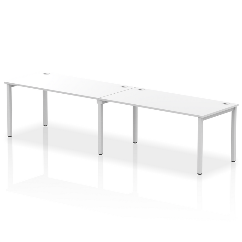 Impulse Single Row Bench Desk - 2 Person