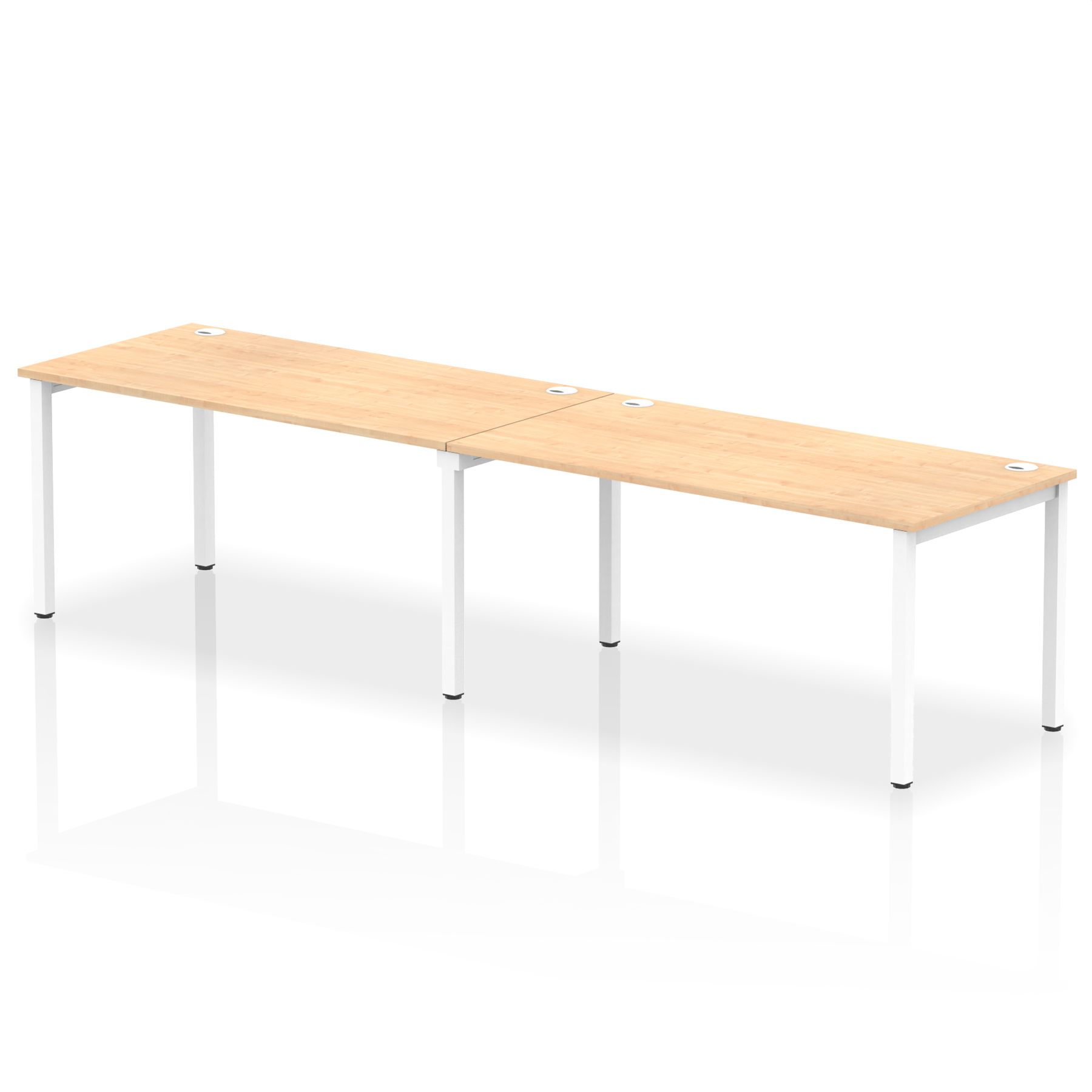 Impulse Single Row Bench Desk - 2 Person