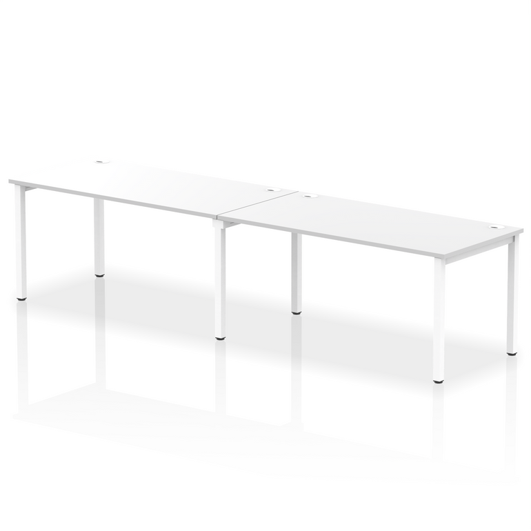 Impulse Single Row Bench Desk - 2 Person