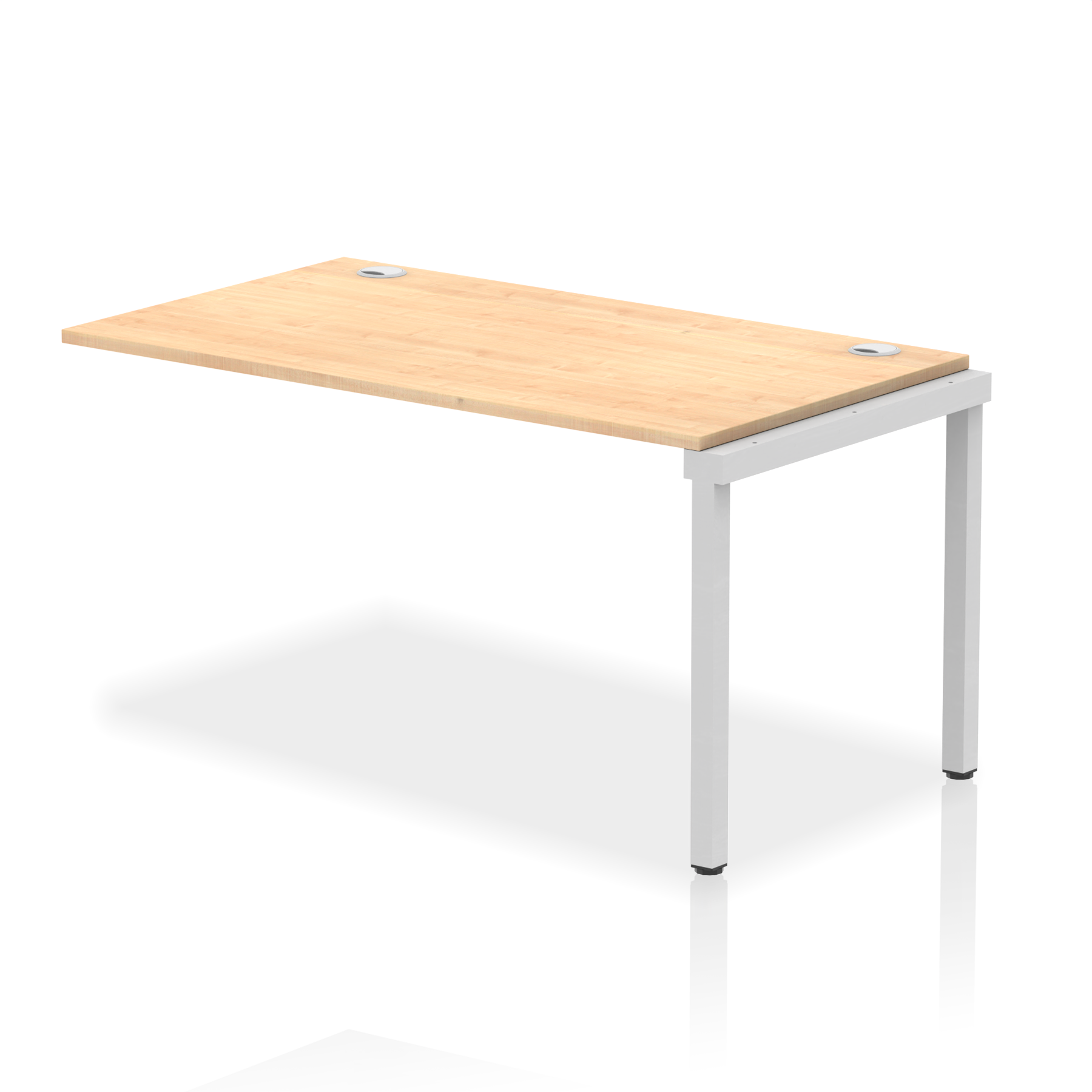 Impulse Single Row Bench Desk Extension Kit