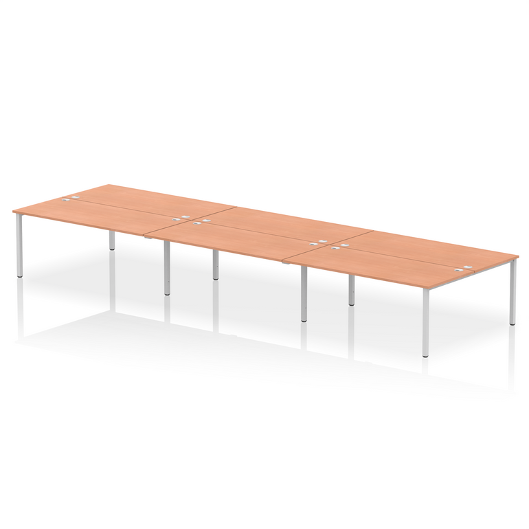 Impulse B2B Bench Desk - 6 Person