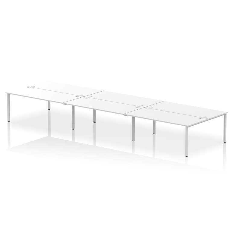 Impulse B2B Bench Desk - 6 Person