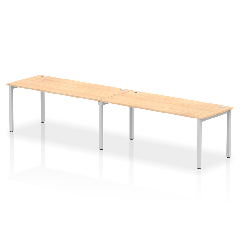 Impulse Single Row Bench Desk - 2 Person