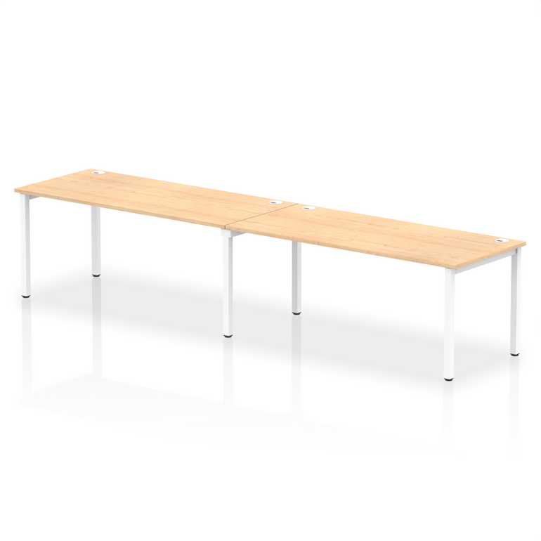 Impulse Single Row Bench Desk - 2 Person