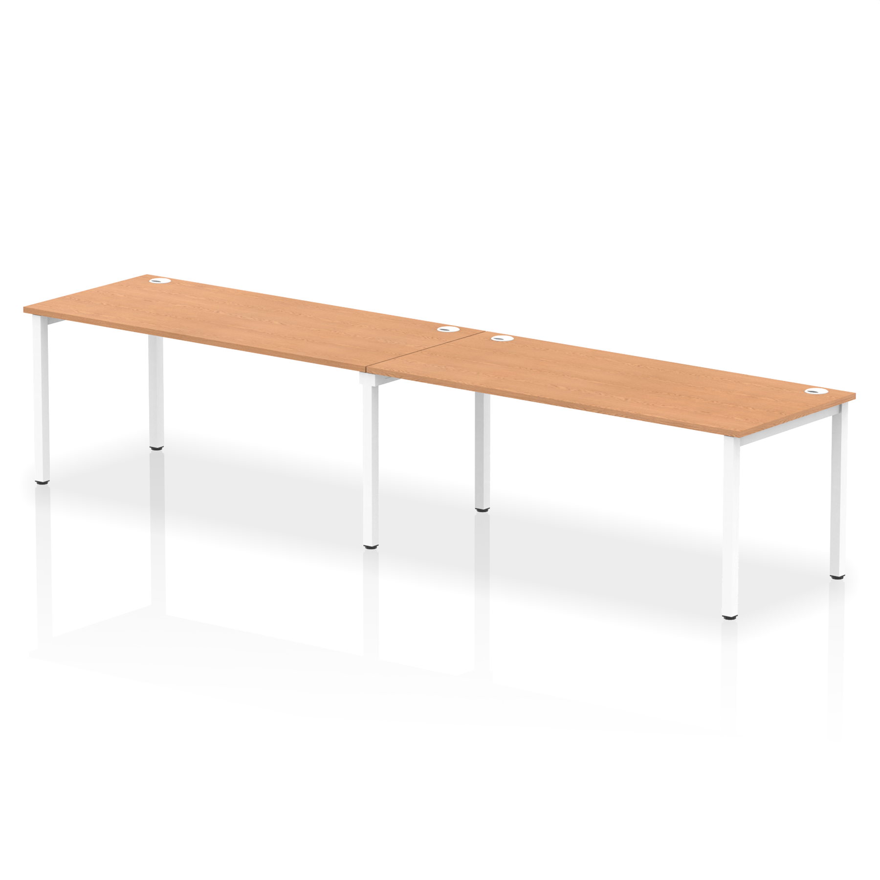 Impulse Single Row Bench Desk - 2 Person