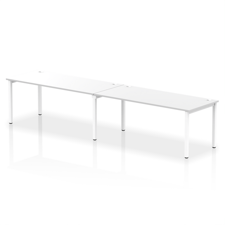 Impulse Single Row Bench Desk - 2 Person