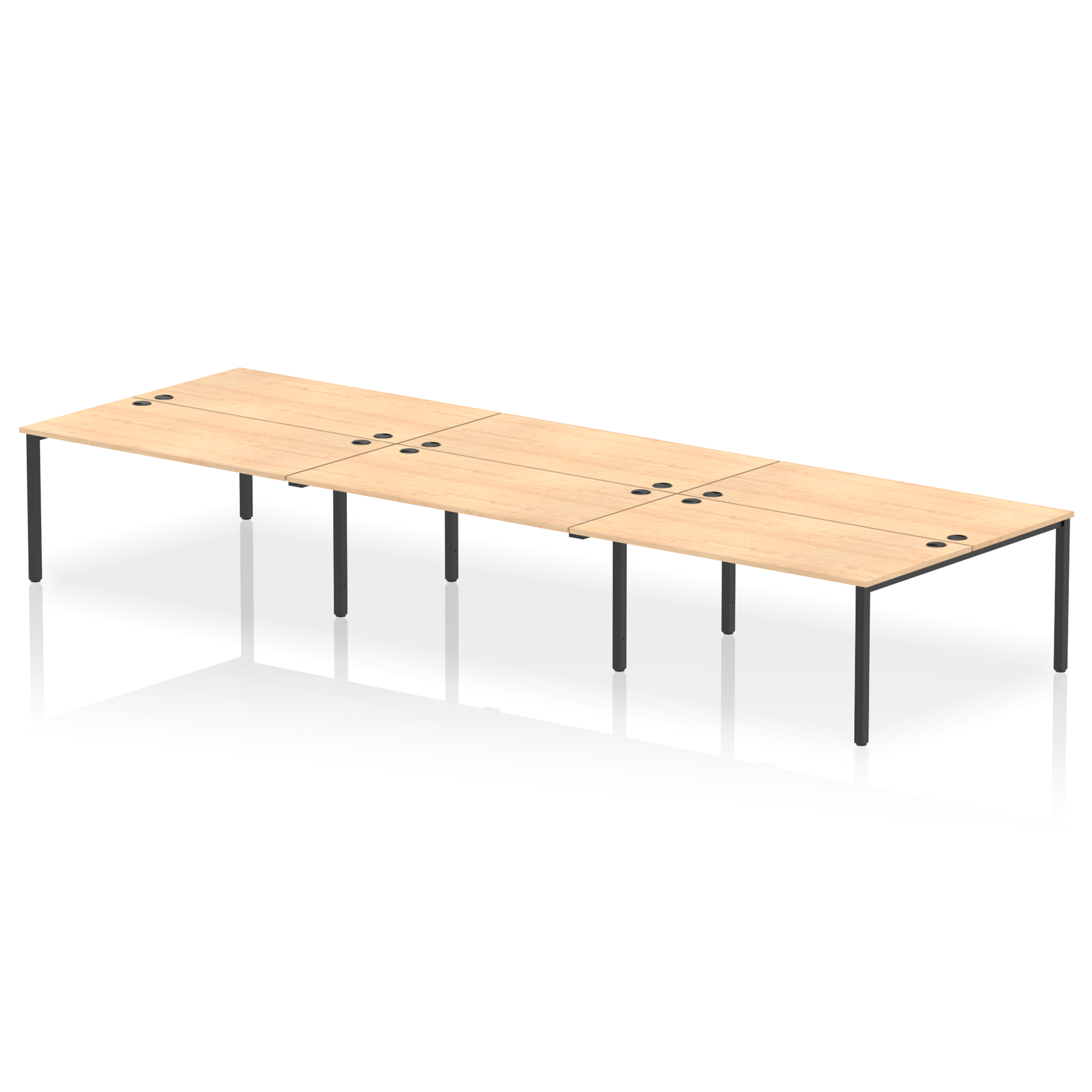 Impulse B2B Bench Desk - 6 Person