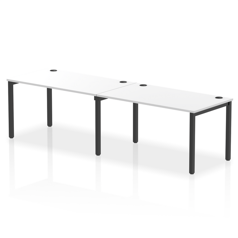 Impulse Single Row Bench Desk - 2 Person