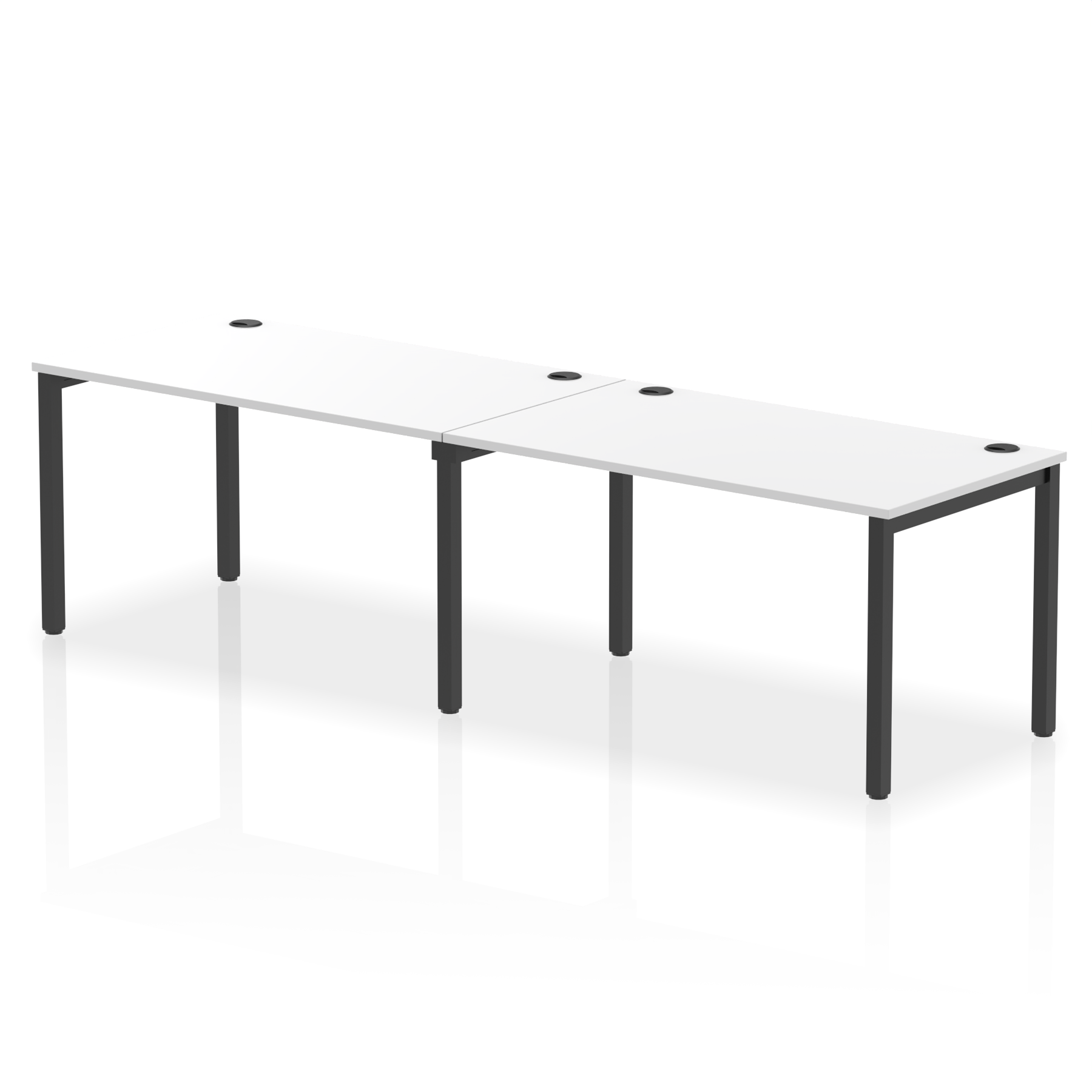 Impulse Single Row Bench Desk - 2 Person