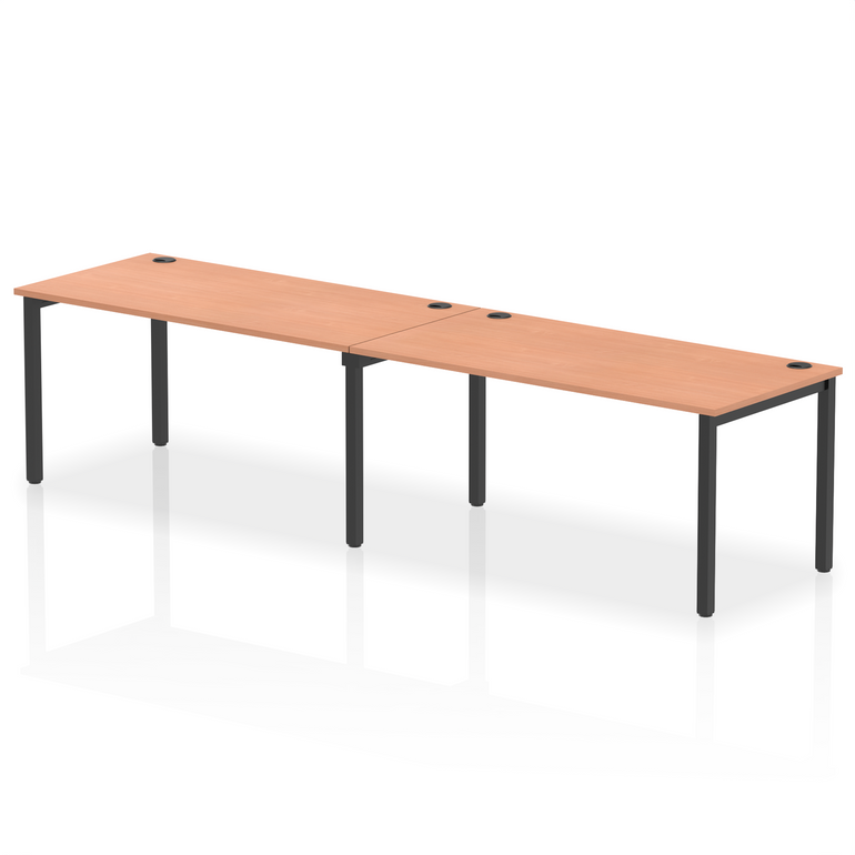 Impulse Single Row Bench Desk - 2 Person