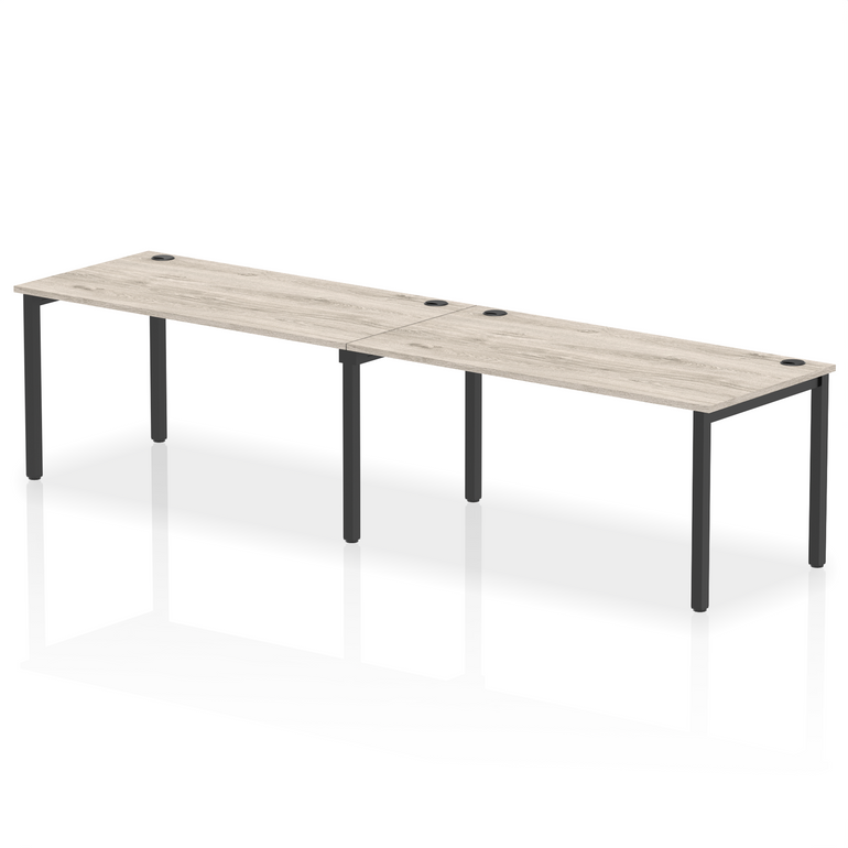 Impulse Single Row Bench Desk - 2 Person