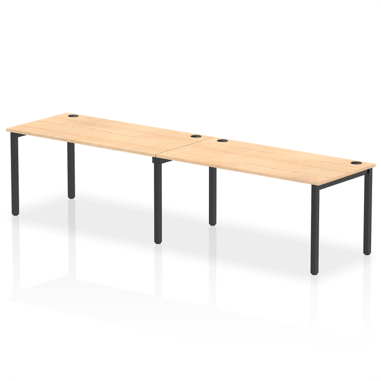 Impulse Single Row Bench Desk - 2 Person