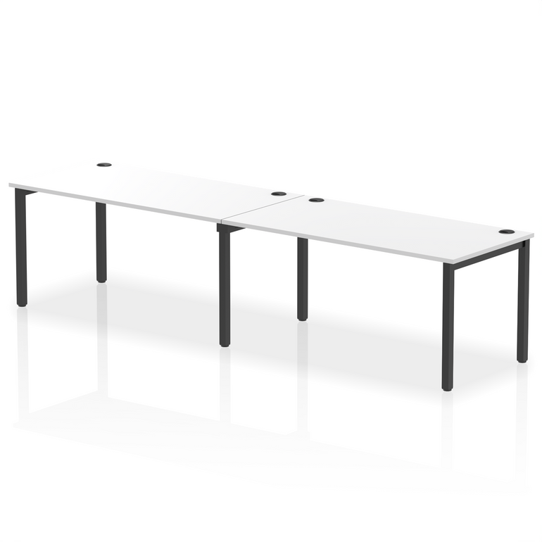 Impulse Single Row Bench Desk - 2 Person