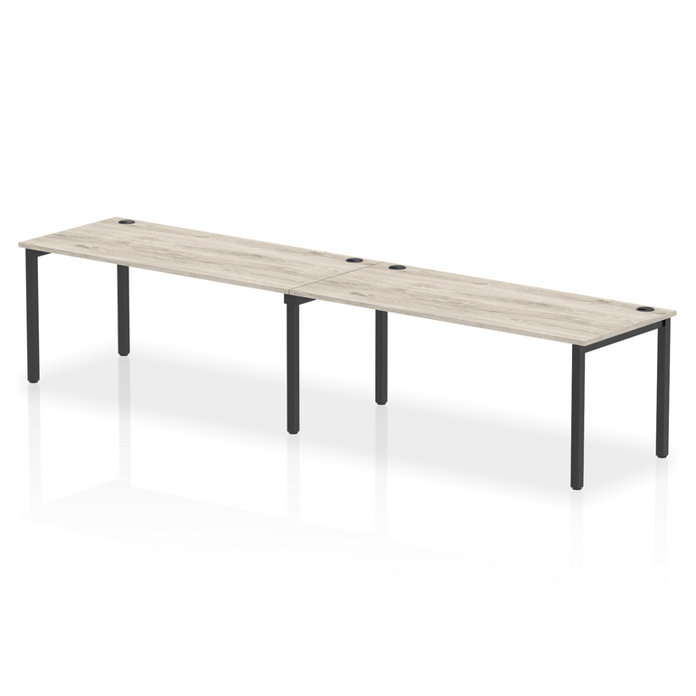 Impulse Single Row Bench Desk - 2 Person