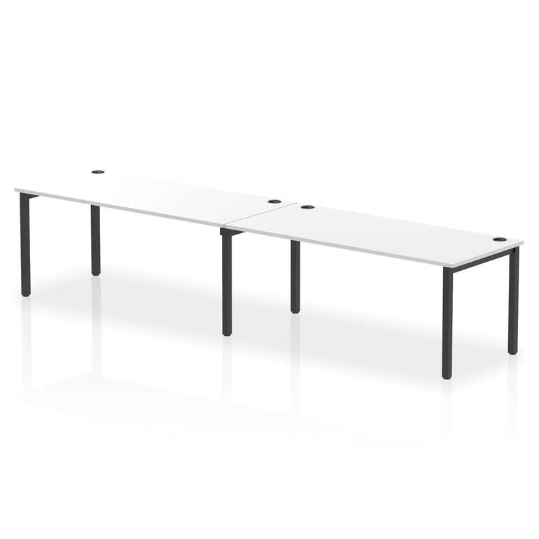 Impulse Single Row Bench Desk - 2 Person