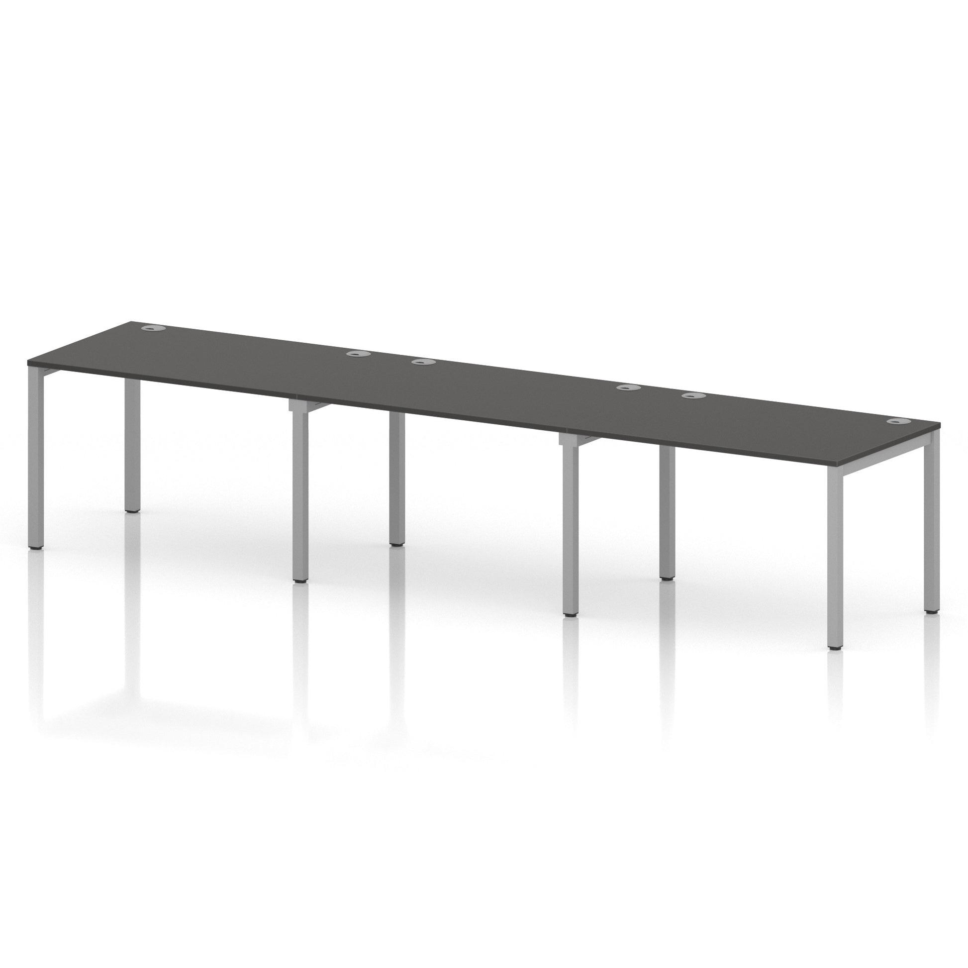Impulse Single Row Bench Desk - 3 Person
