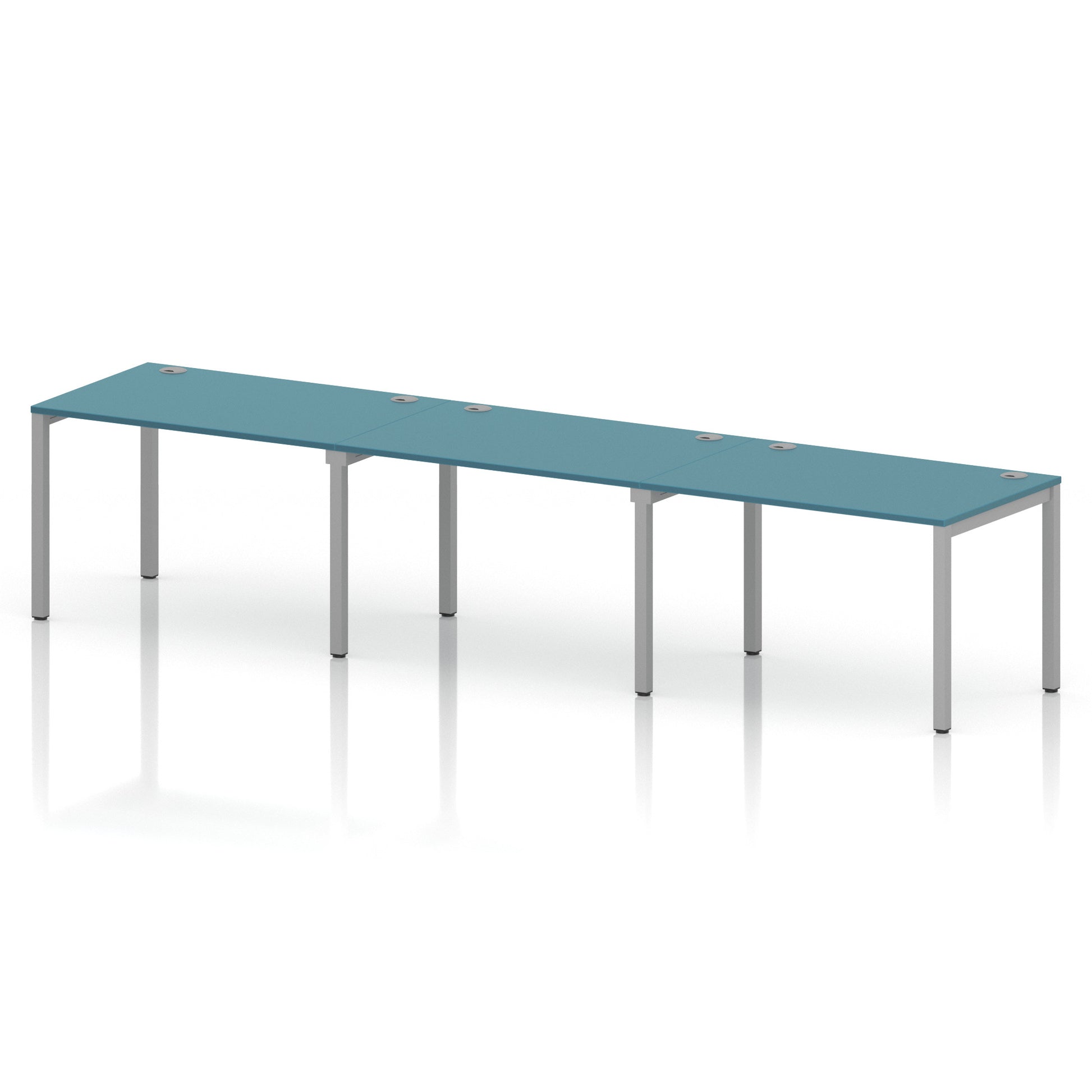 Impulse Single Row Bench Desk - 3 Person