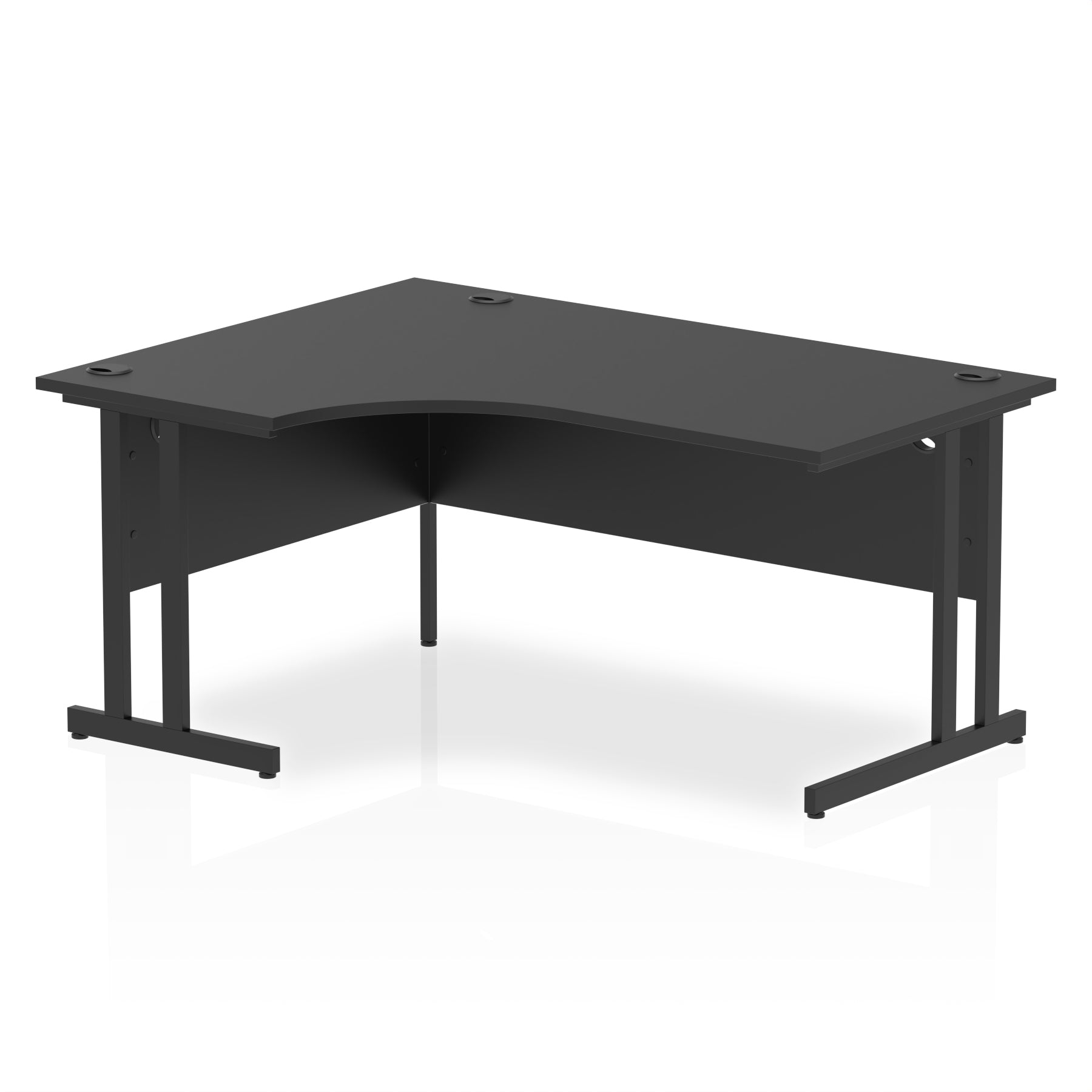 Impulse 1800mm Left Crescent Desk Cantilever Leg