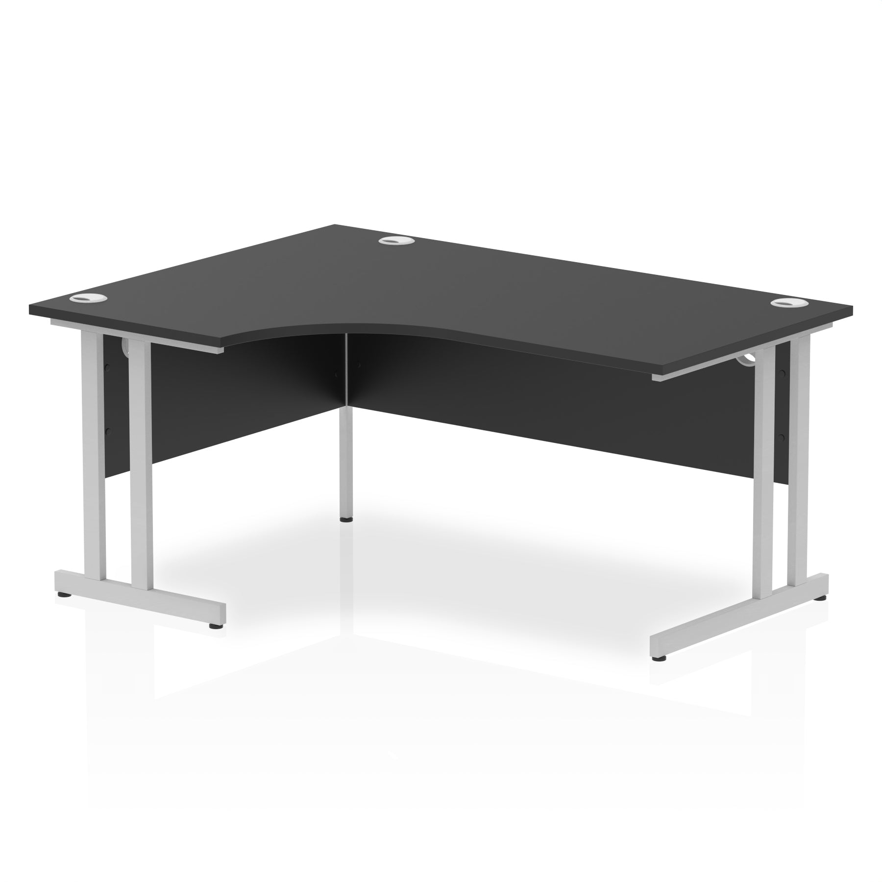 Impulse 1600mm Left Crescent Desk Cantilever Leg