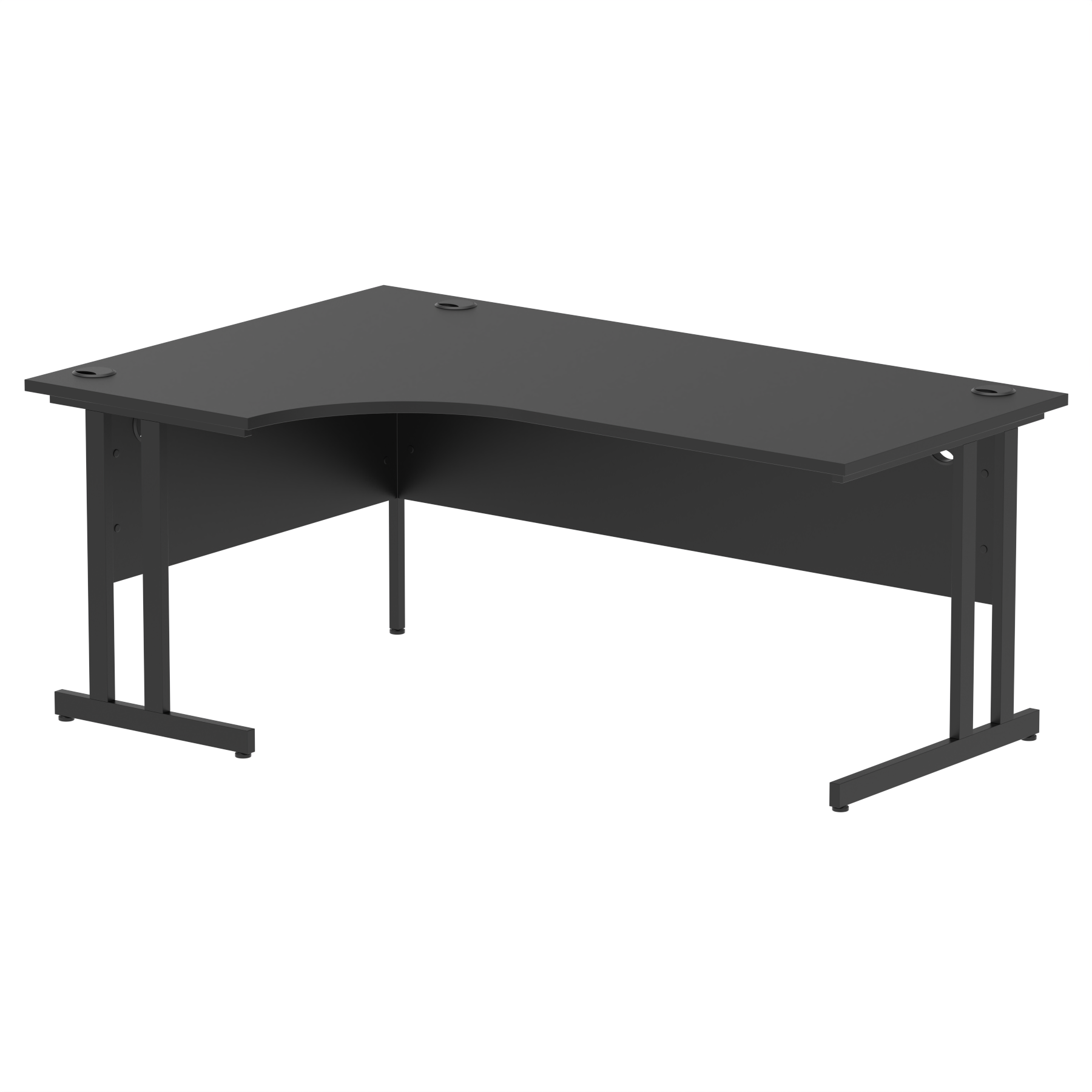 Impulse 1800mm Left Crescent Desk Cantilever Leg